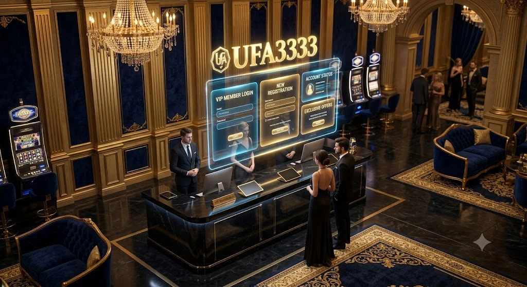 3D UFA3333 VIP Registration Holographic Interface